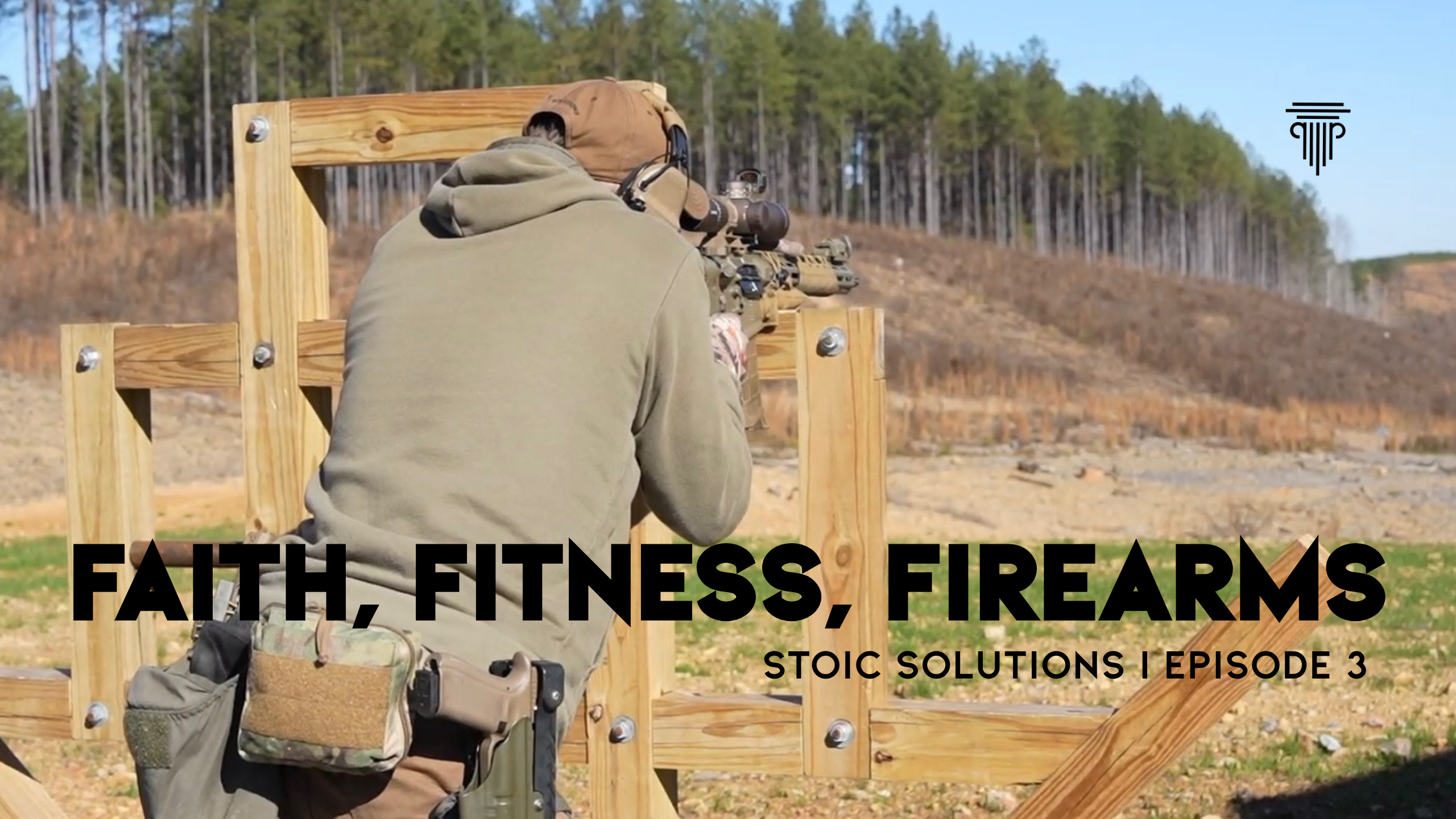 Load video: Video showing people shooting at a range and discusses faith and fitness.
